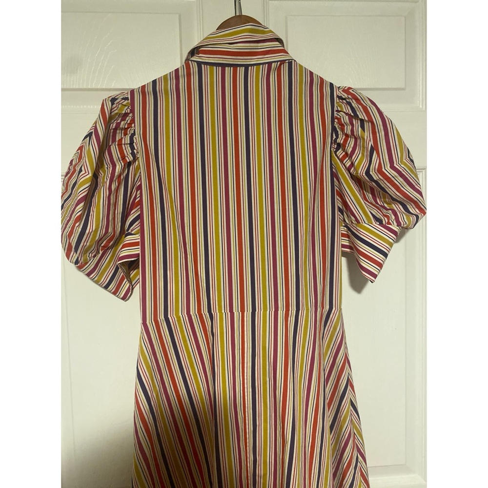 Silvia Tcherassi Roopal Midi-Dress Striped Size Large - Picture 11 of 13